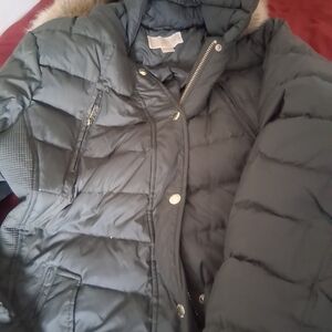 Michael Kors Women's Puffer Jacket - Charcoal